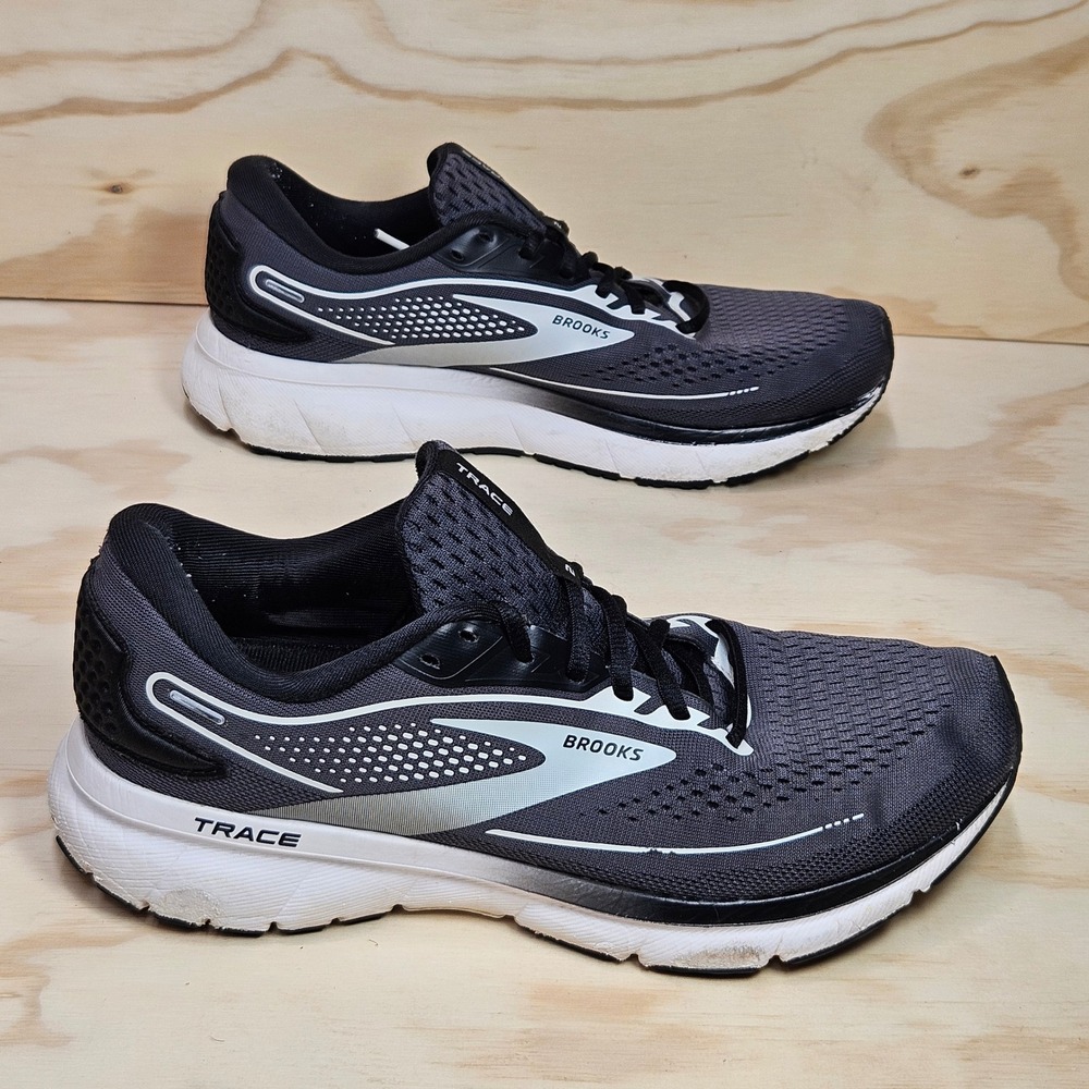 Brooks Trace 2 Womens Running Shoes Black Grey 1203751B016 Size 10